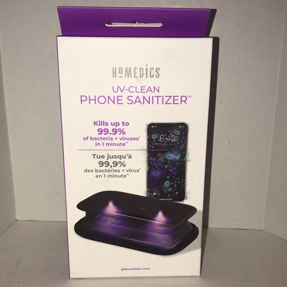 NIB Homedics Phone Sanitizer‎